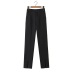 high waist wild fashion split trousers  NSAC14585