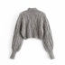 autumn and winter short woven sweater  NSAC14590