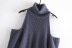 winter shoulder hollow design knit sweater   NSAM14634