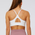 double-sided nylon beauty back shockproof fitness bra  NSLX14693