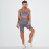 seamless quick-drying two-piece yoga suit NSLX14695