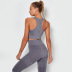 seamless knitted peach hip yoga two-piece  NSLX14700