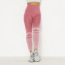 leggings de yoga elásticos sin costuras con letras de cintura alta NSLX14704