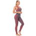 wicking seamless knitted camouflage yoga two-piece  NSLX14706
