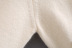chaqueta de punto de punto de color de contraste con adornos negros de invierno NSAM14735