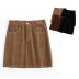 new all-match corduroy high waist skirt  NSLD14787