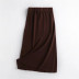 Autumn and winter new solid color skirts NSLD14797
