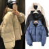 thick loose quilted padded jacket NSAC17937