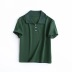 short-sleeved solid color polo collar T-shirt  NSAC17962