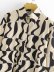 loose geometric pattern retro casual shirt NSAM17982