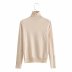 basic stand-up collar sweater  NSAM17995