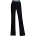 Corduroy wide-leg high-waist pants  NSYZ18193