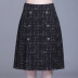 Plaid bag hip high waist mid-length skirt  NSYZ18197