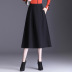 plus size loose big hem high waist A-line skirt NSYZ18198