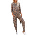 tie-dye printed long-sleeved trousers casual home service suit  NSZH18618