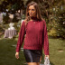 solid color twist strapless turtleneck sweater NSLK18843