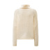 fashion solid color thickened knit loose sweater   NSSI18957
