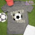 football print short sleeve t-shirt  NSSN18965