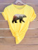 animal print short-sleeved t-shirt NSSN18969