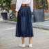 autumn high waist thin denim skirt  NSDT19253