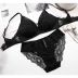 new sexy no steel ring gathered lace underwear set NSCL19274