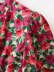 floral V-neck puff sleeve waist dress   NSAM19318