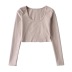 long-sleeved round neck bottoming shirt  NSAC19366