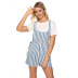 women s new sling stripe printing jumpsuit  NSJR19433