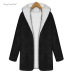 plush hooded warm long-sleeved jacket  NSJR19435