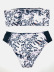stitching white bottom printing quick-drying bikini  NSZO19520