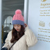 fashion wild two-color stitching velvet knitted hat NSTQ19641