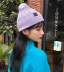 otoño e invierno pareja tendencia etiqueta de tela sombrero de lana NSTQ19644