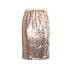 elastic sequin bag hip slit sequin skirt   NSKL19696