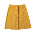 autumn and winter casual button A-line skirt  NSKL19699