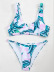 sexy printed triangle split swimsuit  NSHL19794