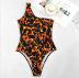 sexy leopard print one-piece swimsuit  NSHL19796