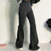 Plus velvet thick casual flared pants  NSAC19993