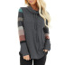 stripes contrast color stitching long-sleeved sweater NSSI20122