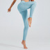 double-sided nylon solid color sports yoga pants  NSLX20271