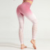 hanging-dyed gradient seamless yoga pants  NSLX20286