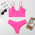 nylon solid color split swimsuit  NSHL20362