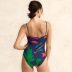 sexy print one-piece swimsuit  NSHL20421