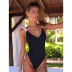 solid color sexy one-piece swimsuit  NSHL20441