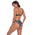Fashion Double Shoulder V-shaped Small High Waist Bikini  NSHL20445