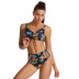 fashion printed split swimsuit NSHL20456