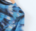 vestido estampado tie-dye con pliegues de invierno NSAM20671