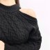 Cold shoulder knitted sweater  NSAM20697