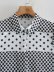 winter polka dot pattern printing shirt NSAM20708