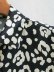 winter print leopard print blouse  NSAM20713