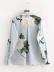 flower print chiffon shirt NSAM20740
